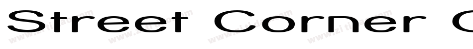Street Corner Oblique字体转换